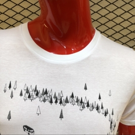 Large Camp white t-shirt