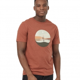 Sunset rust men t-shirt