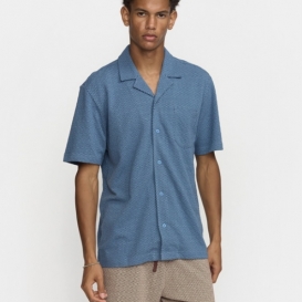 Cas blue multi men polo