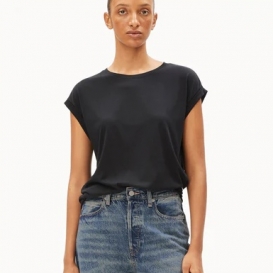 Xandra black ladies top