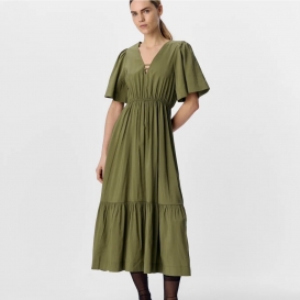 Lupa green long ladies dress