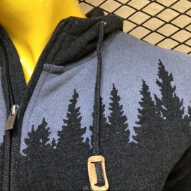 Landscape men zipped sweater