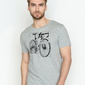 Bike Collage grey t-shirt