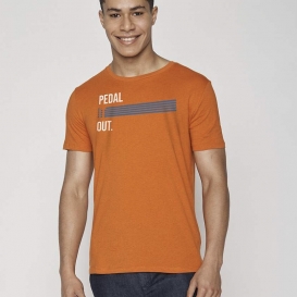 Pedal orange men t-shirt