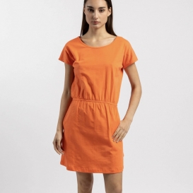 Zeynep orange ladies dress
