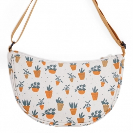 Bella off white allover ladies bag