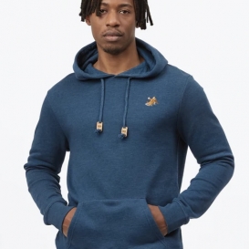 Bigfoot petrol blue men hooded sweater