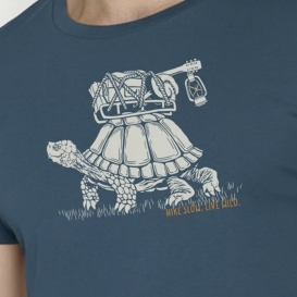 Turtle hike petrol men t-shirt