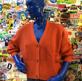 Dimension orange cardigan