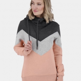 Hermina multi ladies hooded sweater