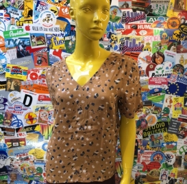 Henrikke cinnamon top