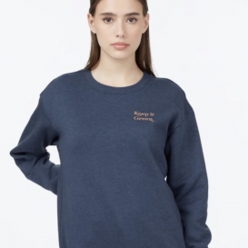Keep It Green ocean blue ladies sweater