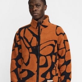 Valdemar orange men teddy jacket