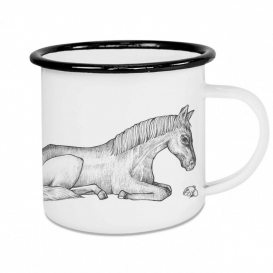 Happy Horse Mouse Emaille Coffee cup