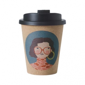 Hedda cork travel mug