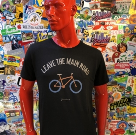 Leave The Main Road black t-shirt