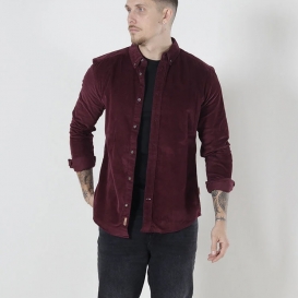 Miko wine corduroy men shirt
