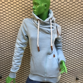 Garretton blue zipped sweater