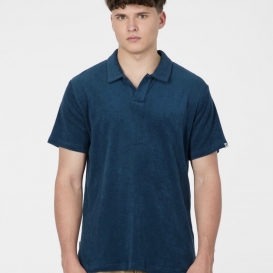 Mikolas petrol terry men polo