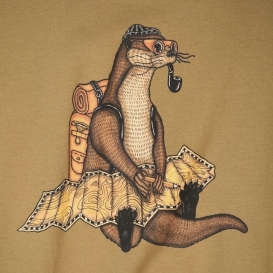 Otter hike chestnut men t-shirt