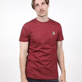 Jochen burgundy men t-shirt