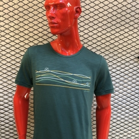 Staff Bike green slub t-shirt