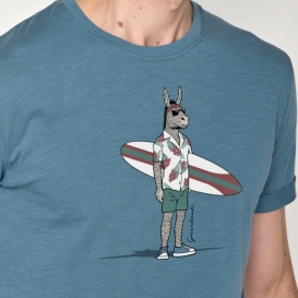 Surf Donkey blue men t-shirt