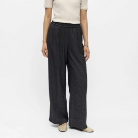 Mendiola black wide ladies pants