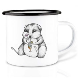 Rodent Cocktail Emaille Coffee cup