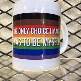 The Only Choice coffee cup