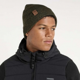Miroslav olive men knit beanie