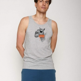 Camel Ice Cream grey men tanktop