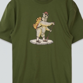 Paddling icebear army men t-shirt