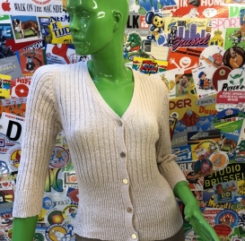 Milda sand cardigan
