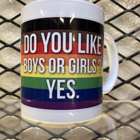 Boys Or Girls coffee cup