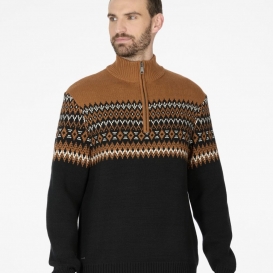 Matyas black multi men knit