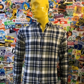 Lennart checkered navy shirt