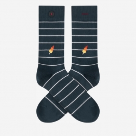 Rocket striped socks