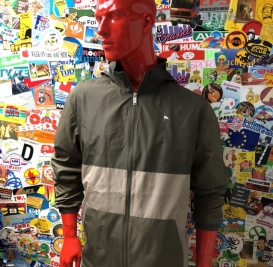 Industrial olive jacket