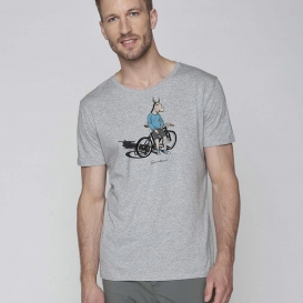Donkey bike grey men t-shirt