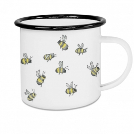 Bees Emaille Coffee cup