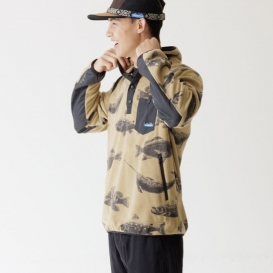 More fish sand men fleece sweater