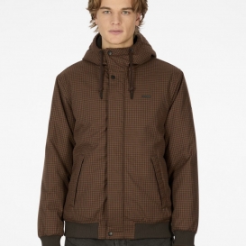 Matous brown checkered men jacket