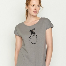 Cold Penguin grey ladies t-shirt