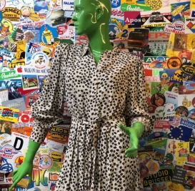 Alissa long flowers dress