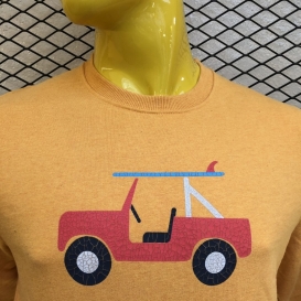 Skovbil orange sweater
