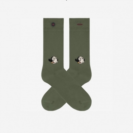 Olive green socks 