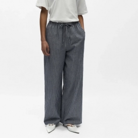 Ilena blue striped ladies pants
