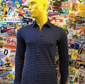 Thorvald navy shirt