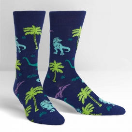 Blue Dino Men socks